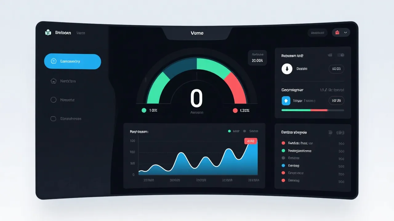产品功能与数据看板示意图